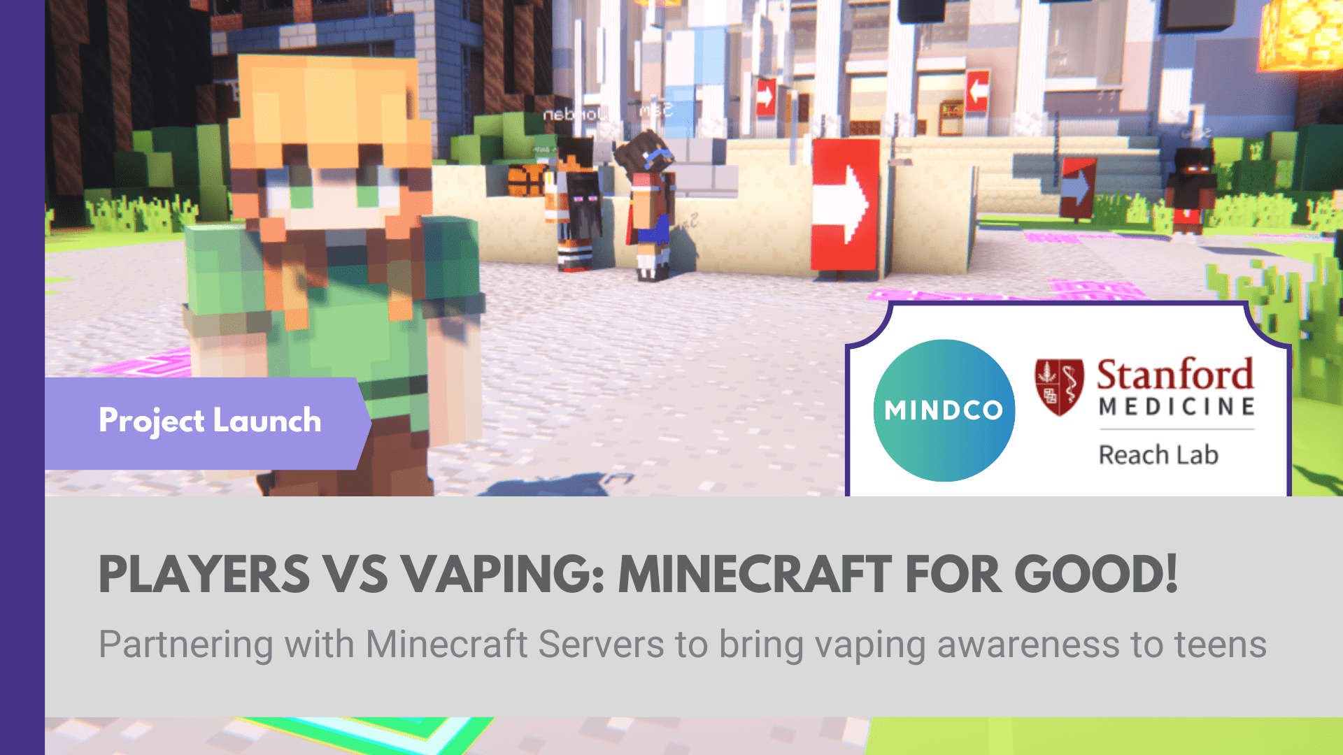 Player vs Vaping: Using Minecraft for Good